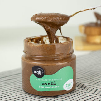 pasta de avelã com chocolate